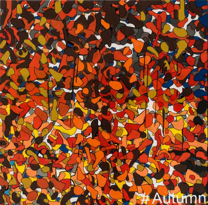Basto toile #Autumn 100 x 100 x 4 cm 2016 BD