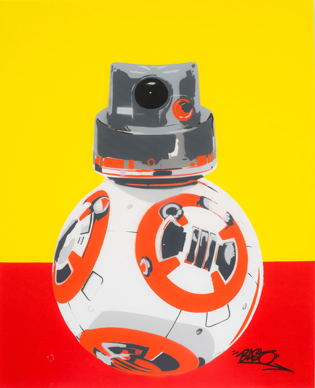 Basto toile BBast8-Fat 01 80 x 60 x 4 cm 2016 BD