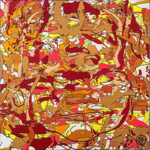 Basto toile #Lamaronnaise 80 x 80 cm 2017