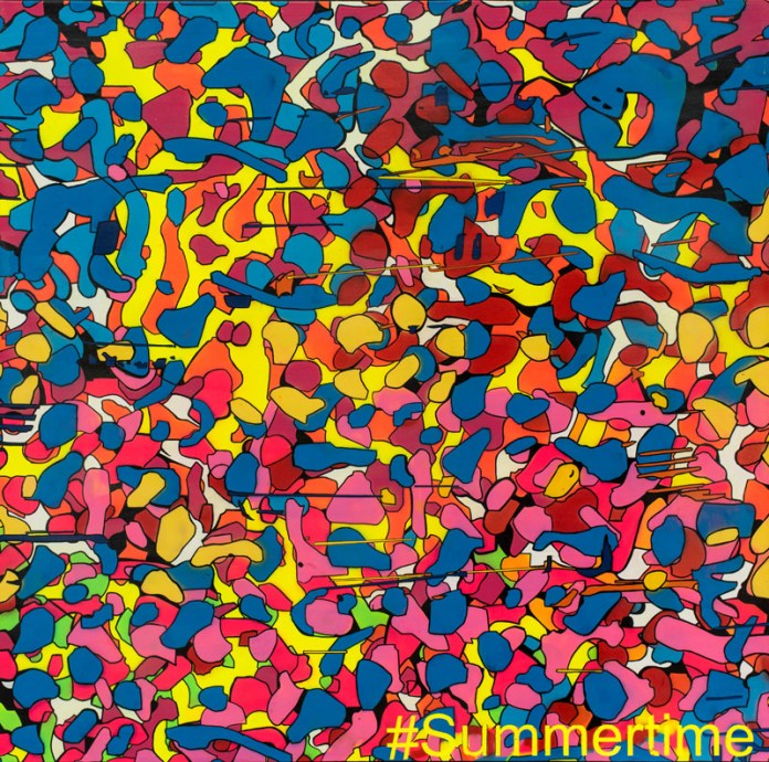 Basto toile #Summertime 100 x 100 x 4 cm 2016 BD